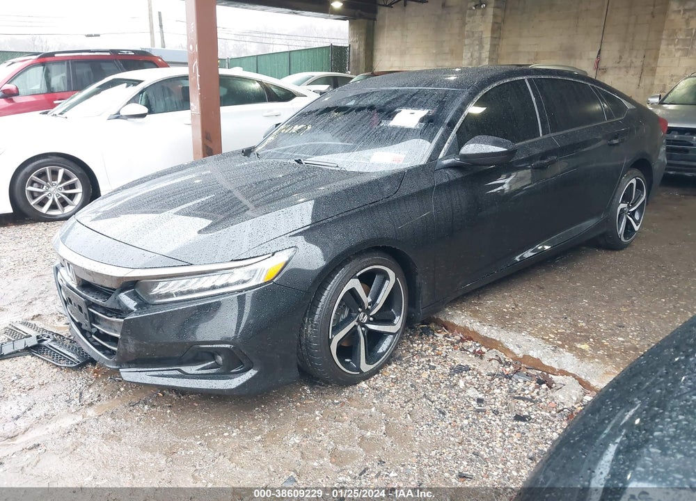 2021 HONDA ACCORD SPORT VIN: 1HGCV2F38MA023412