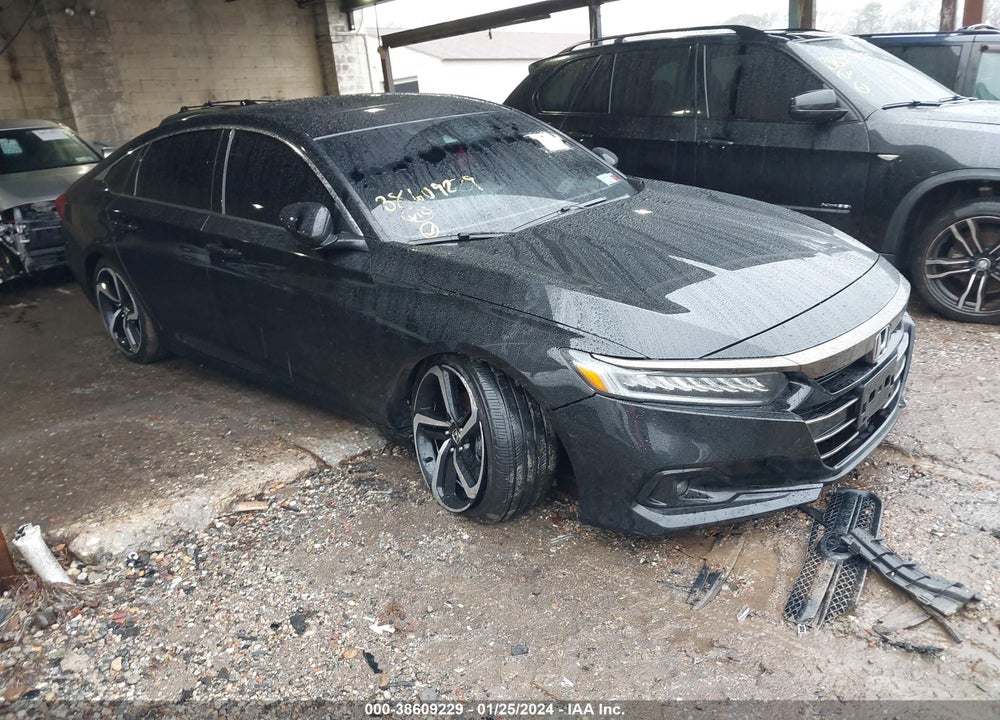 2021 HONDA ACCORD SPORT VIN: 1HGCV2F38MA023412