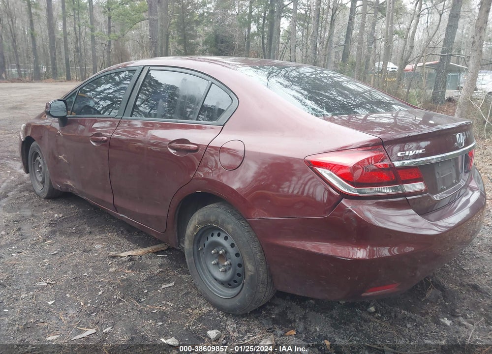 2013 HONDA CIVIC LX VIN: 19XFB2F53DE274194
