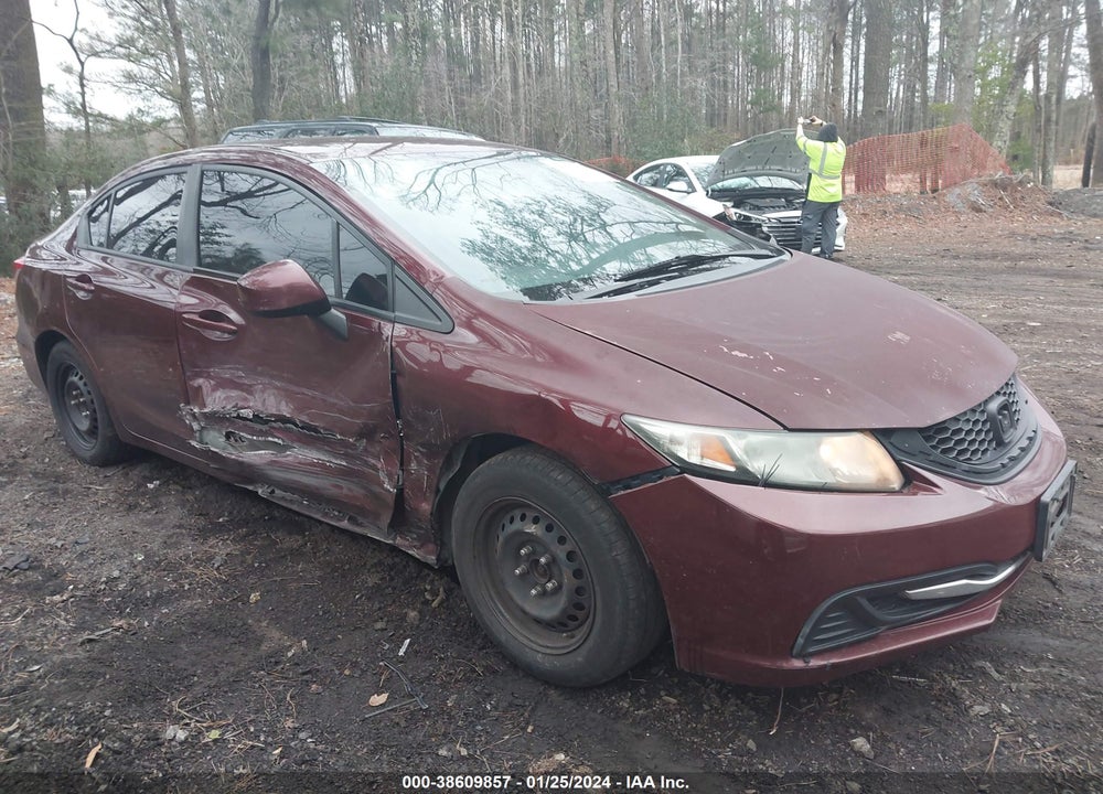 2013 HONDA CIVIC LX VIN: 19XFB2F53DE274194