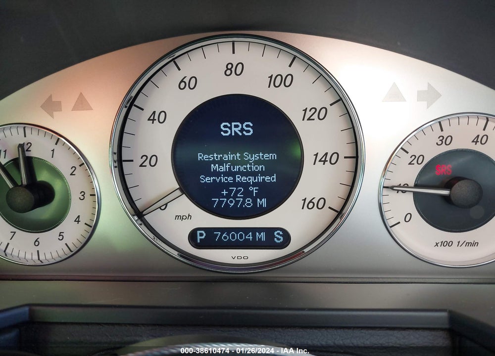 2009 MERCEDES-BENZ E 350 VIN: WDBUF56X89B433695