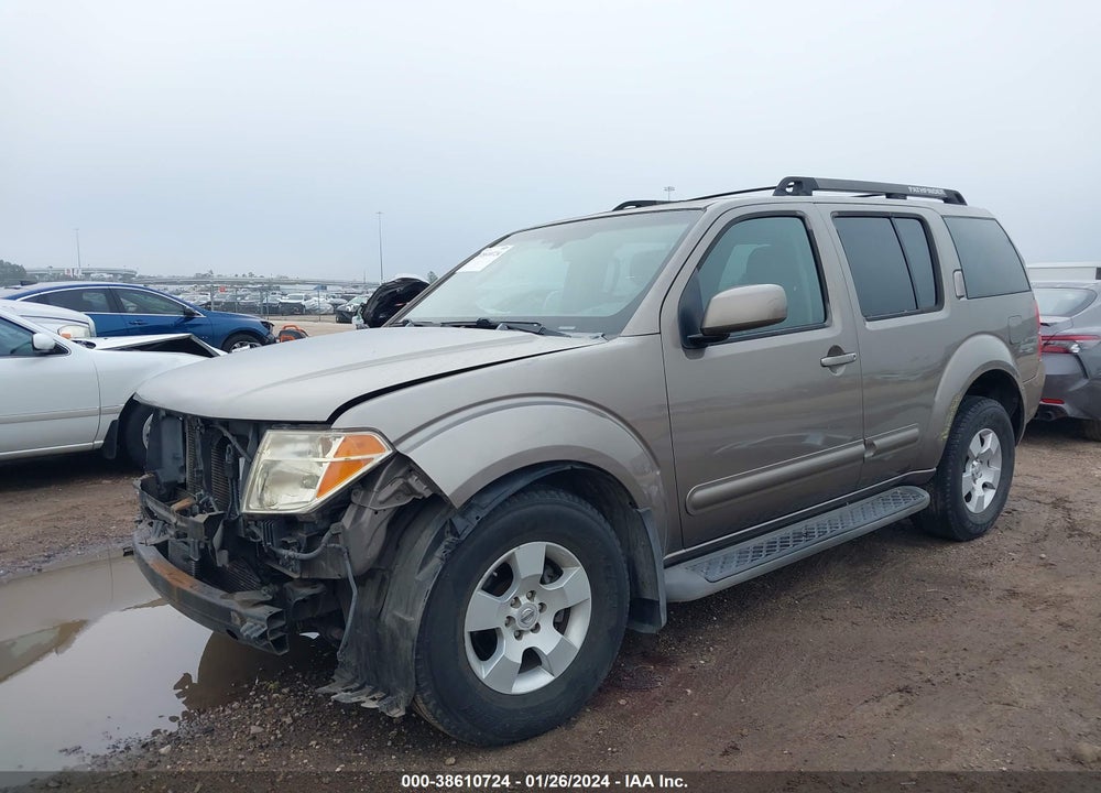 2006 NISSAN PATHFINDER SE VIN: 5N1AR18U26C659384
