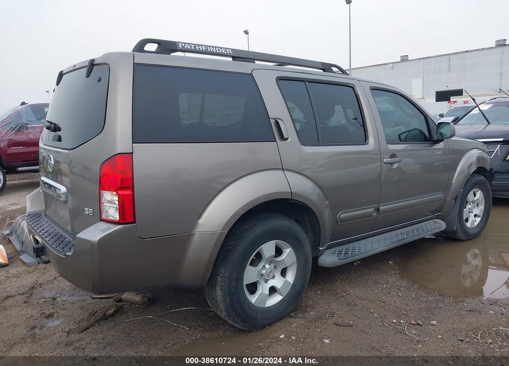 2006 NISSAN PATHFINDER SE VIN: 5N1AR18U26C659384