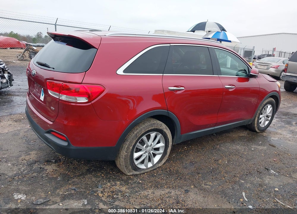 2016 KIA SORENTO 2.4L LX VIN: 5XYPG4A3XGG046272