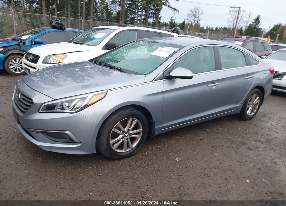 2016 HYUNDAI SONATA SE VIN: 5NPE24AF0GH369075