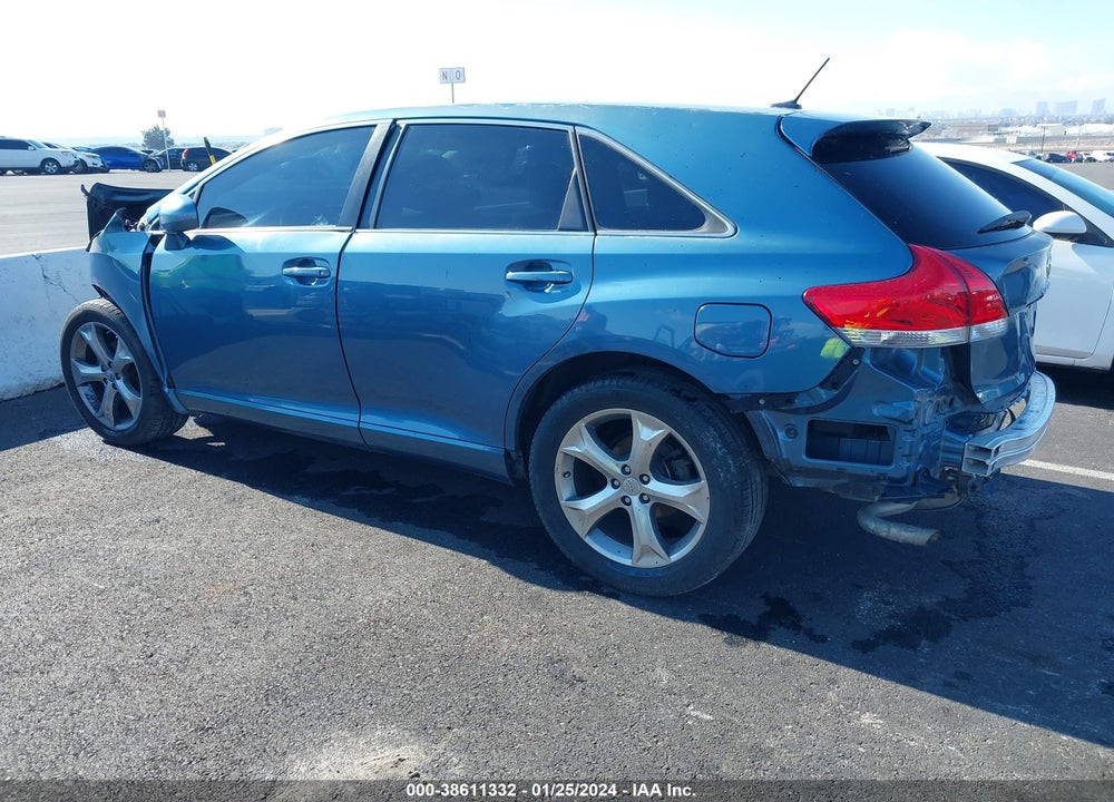 2012 TOYOTA VENZA LE V6 VIN: 4T3ZK3BB8CU051716