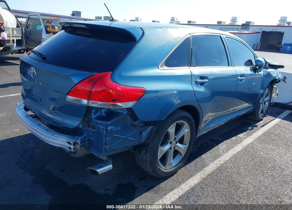 2012 TOYOTA VENZA LE V6 VIN: 4T3ZK3BB8CU051716