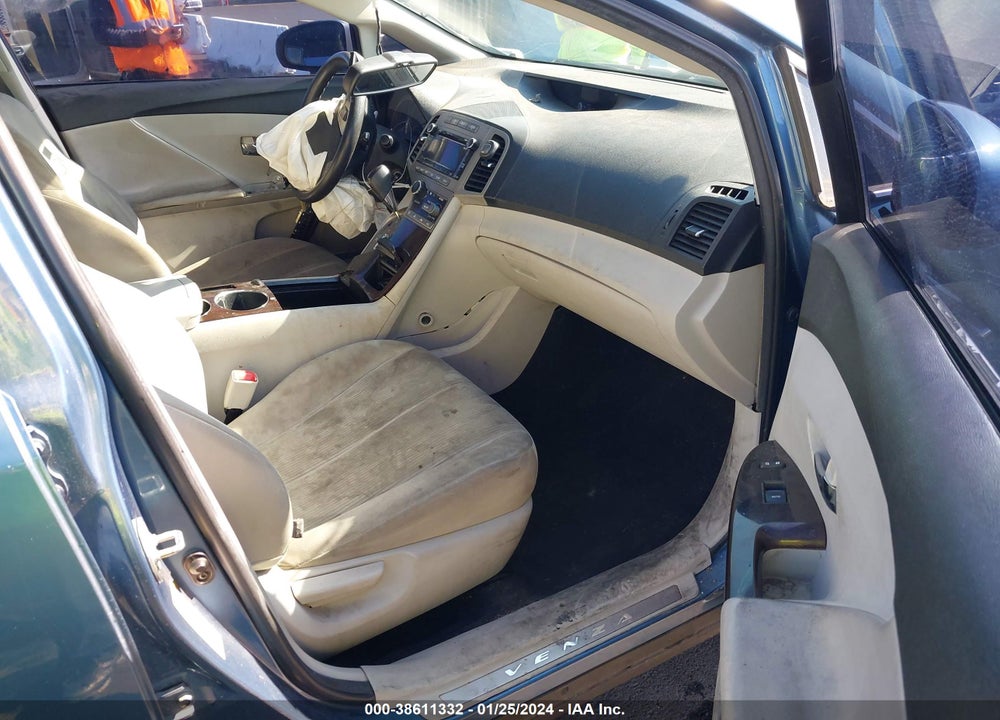2012 TOYOTA VENZA LE V6 VIN: 4T3ZK3BB8CU051716