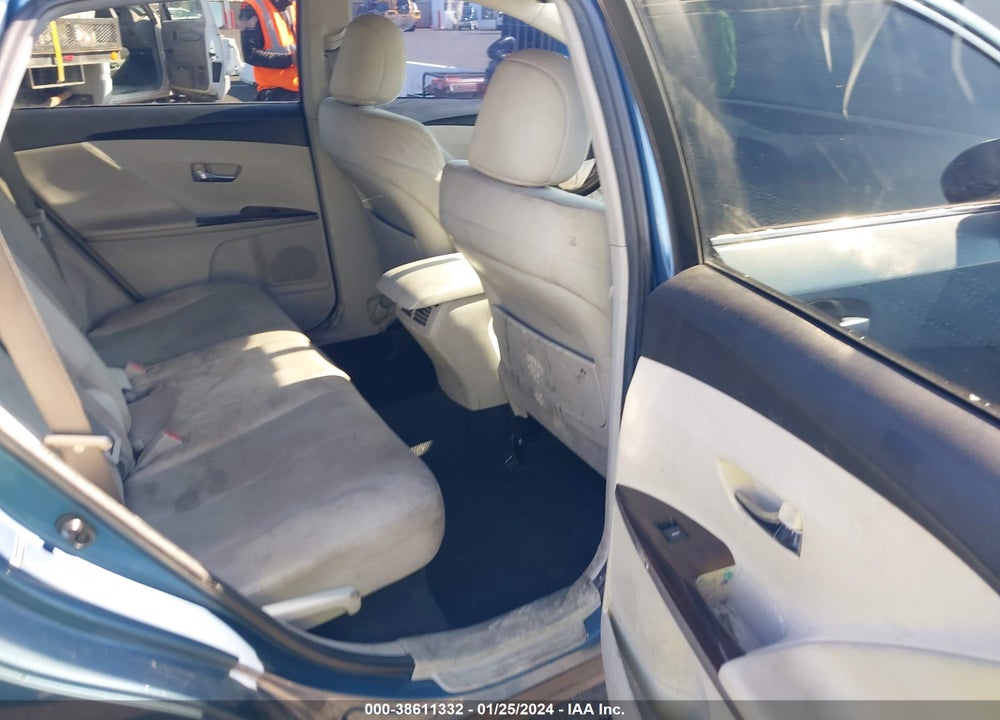 2012 TOYOTA VENZA LE V6 VIN: 4T3ZK3BB8CU051716