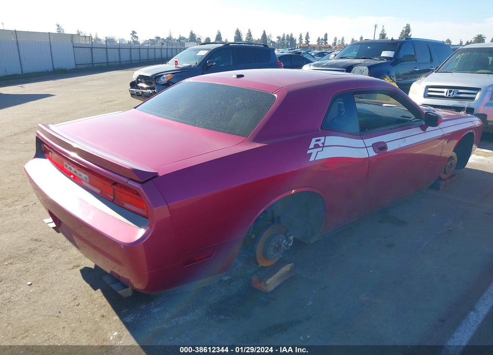 2010 DODGE CHALLENGER R/T VIN: 2B3CJ5DT9AH296257