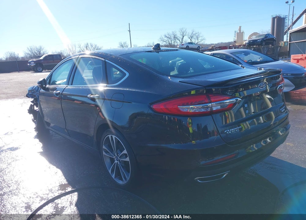 2020 FORD FUSION TITANIUM VIN: 3FA6P0K9XLR118603