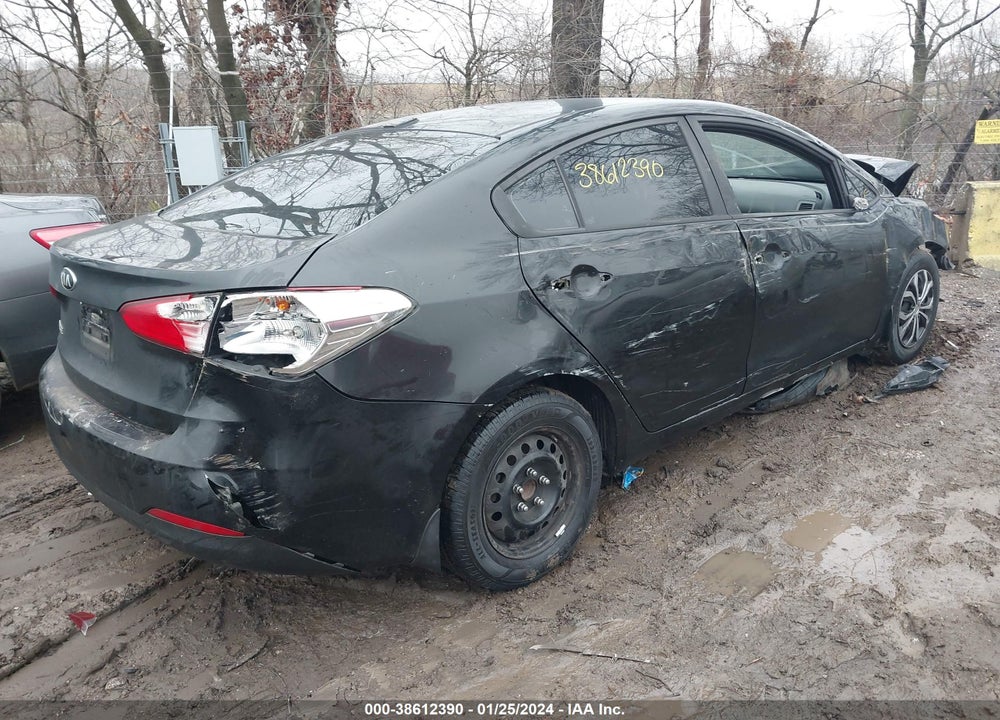 2016 KIA FORTE VIN: KNAFK4A64G5616177
