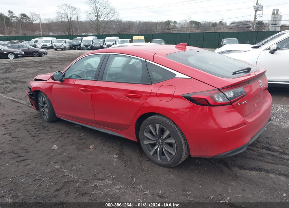 2022 HONDA CIVIC VIN: 19XFL1H77NE001847