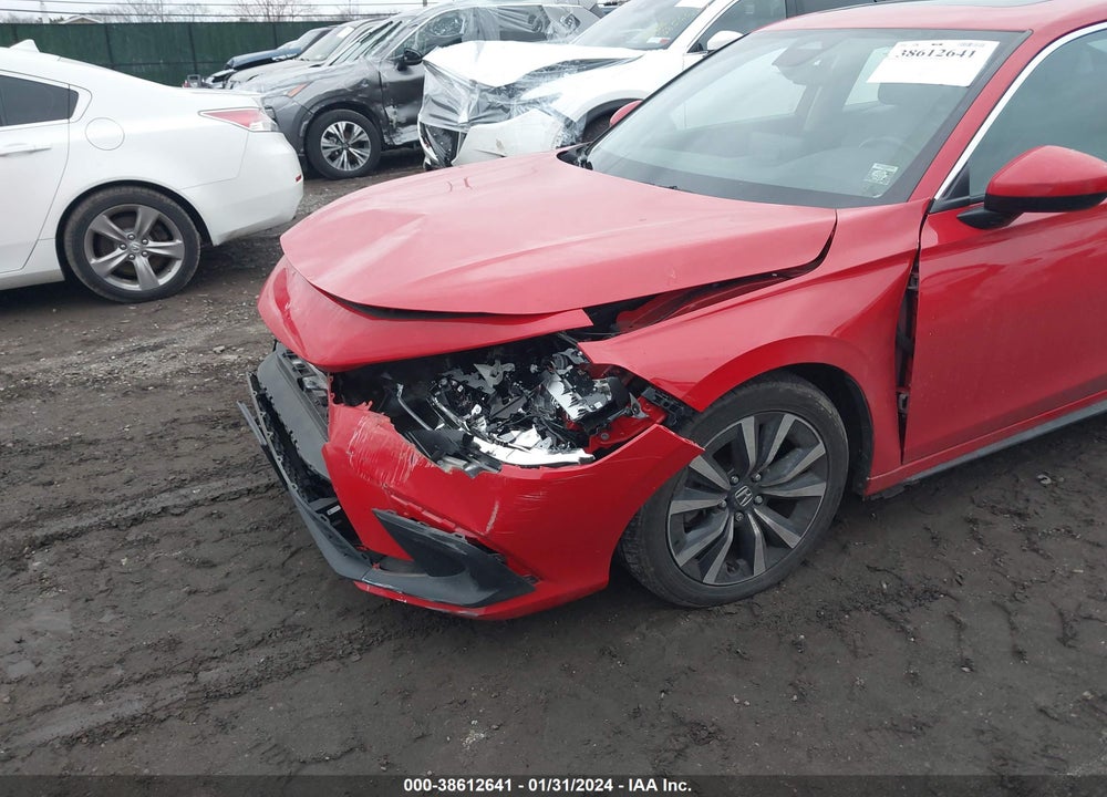 2022 HONDA CIVIC VIN: 19XFL1H77NE001847