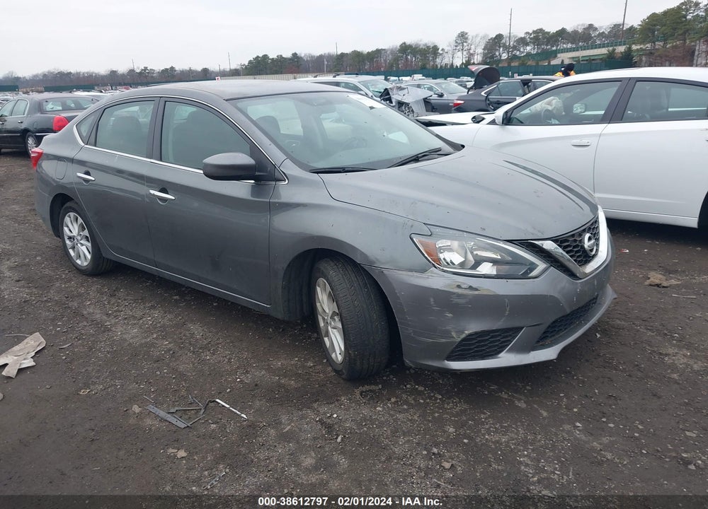 2019 NISSAN SENTRA SV VIN: 3N1AB7AP7KY371090