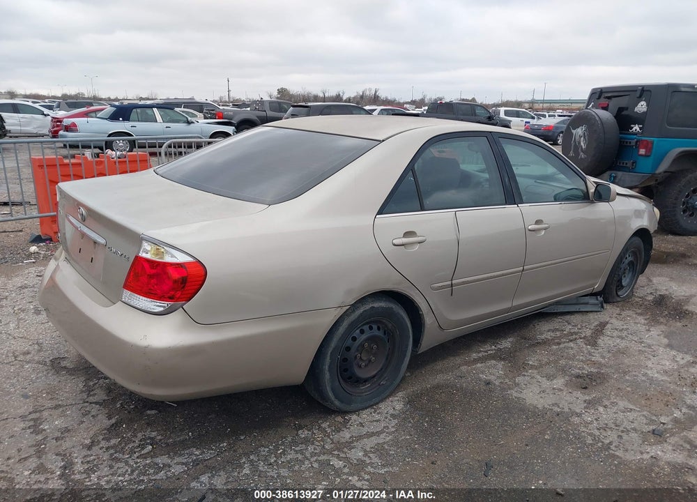 2005 TOYOTA CAMRY LE VIN: 4T1BE32K35U638684