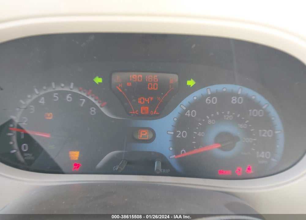2009 NISSAN CUBE 1.8SL VIN: JN8AZ28R59T108543