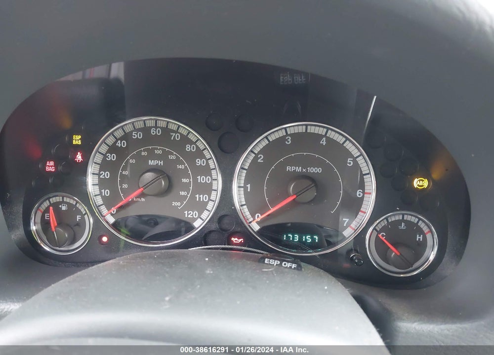 2007 JEEP LIBERTY LIMITED EDITION VIN: 1J4GL58K87W526192