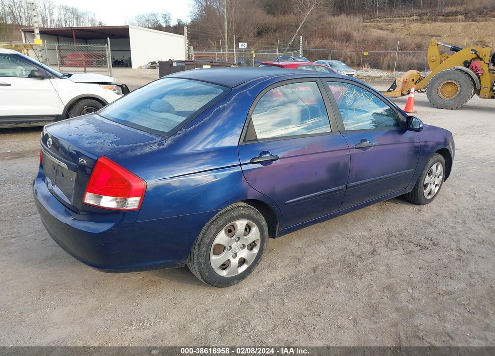 2009 KIA SPECTRA EX VIN: KNAFE221995622218