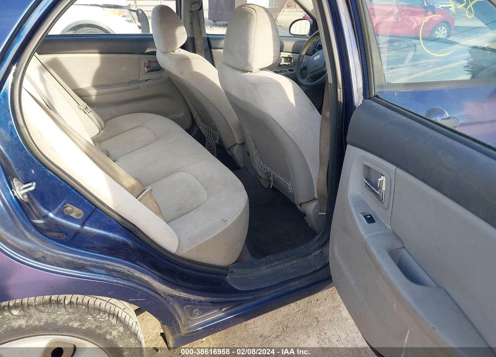 2009 KIA SPECTRA EX VIN: KNAFE221995622218