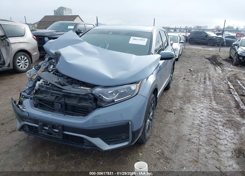2021 HONDA CR-V AWD EX-L VIN: 2HKRW2H86MH667790