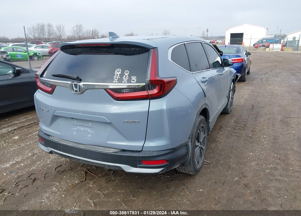 2021 HONDA CR-V AWD EX-L VIN: 2HKRW2H86MH667790