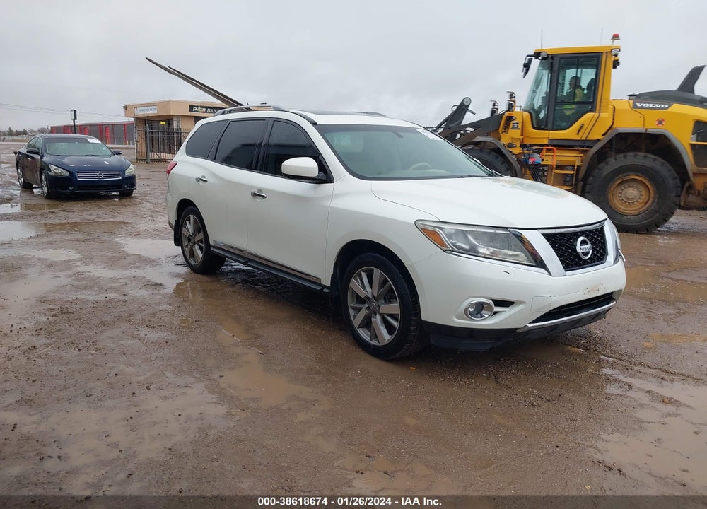 2015 NISSAN PATHFINDER PLATINUM VIN: 5N1AR2MM1FC624153