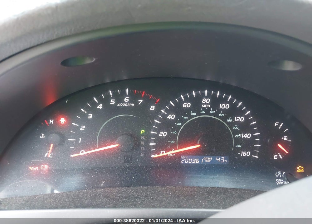 2007 TOYOTA CAMRY LE V6 VIN: 4T1BK46K37U502583