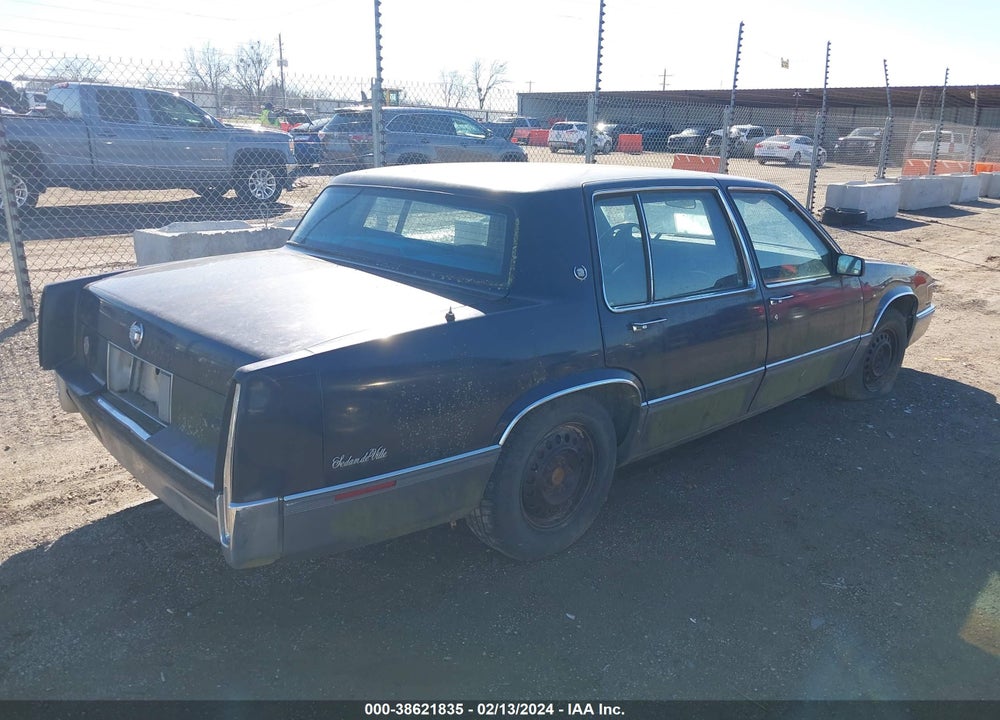 1990 CADILLAC DEVILLE VIN: 1G6CD5337L4367627