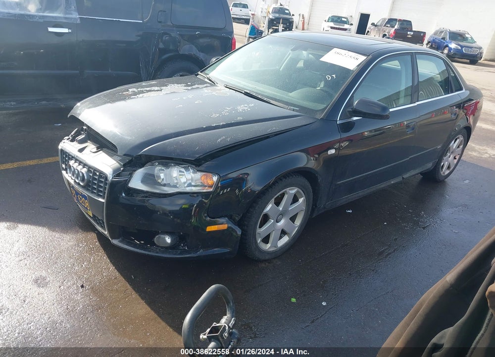 2006 AUDI A4 2.0T VIN: WAUEF78E26A174620