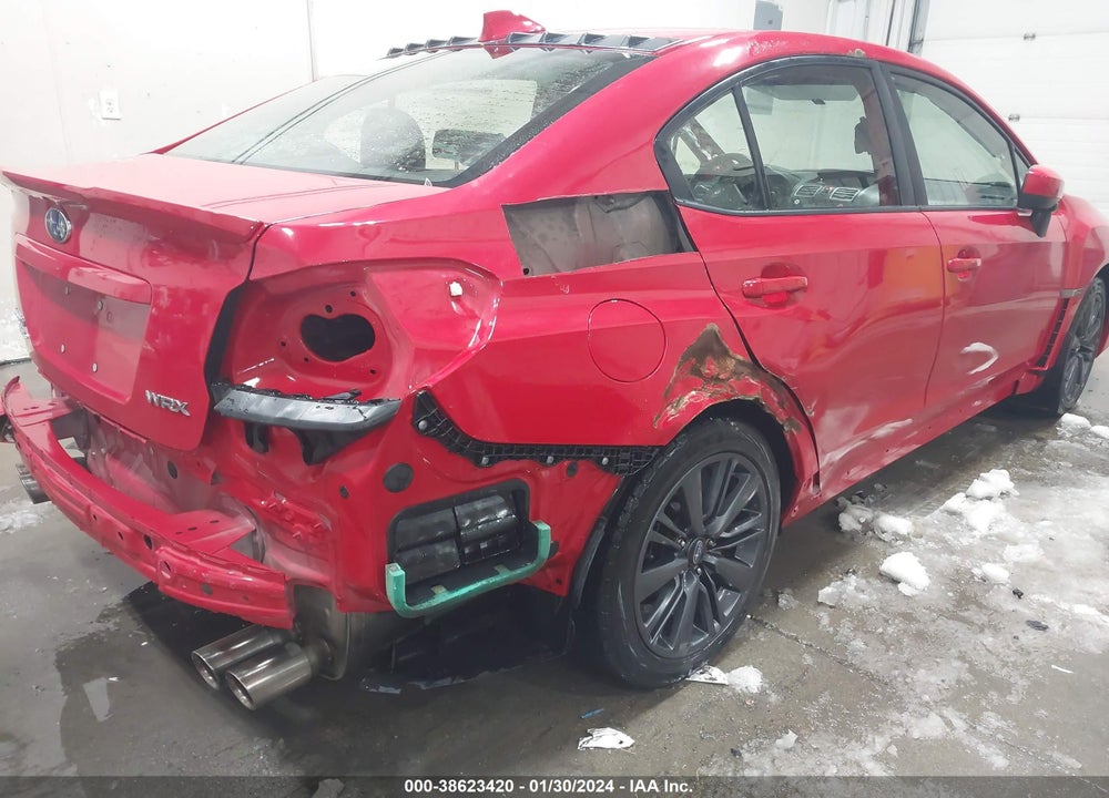 2017 SUBARU WRX VIN: JF1VA1B68H9840700