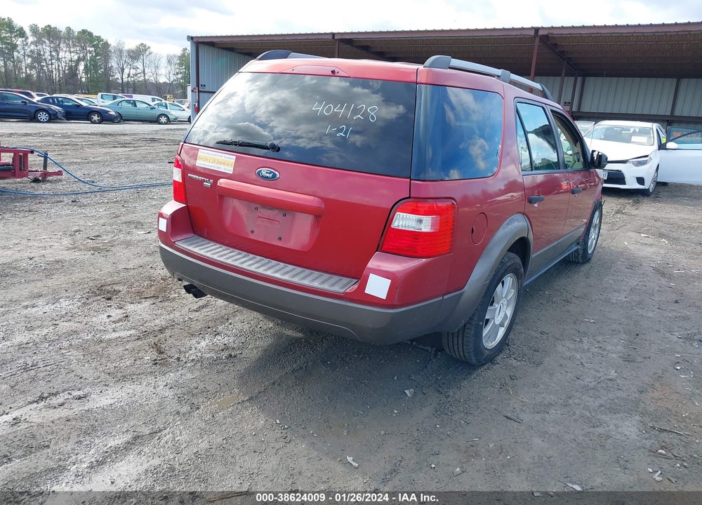 2005 FORD FREESTYLE SE VIN: 1FMZK04165GA19103