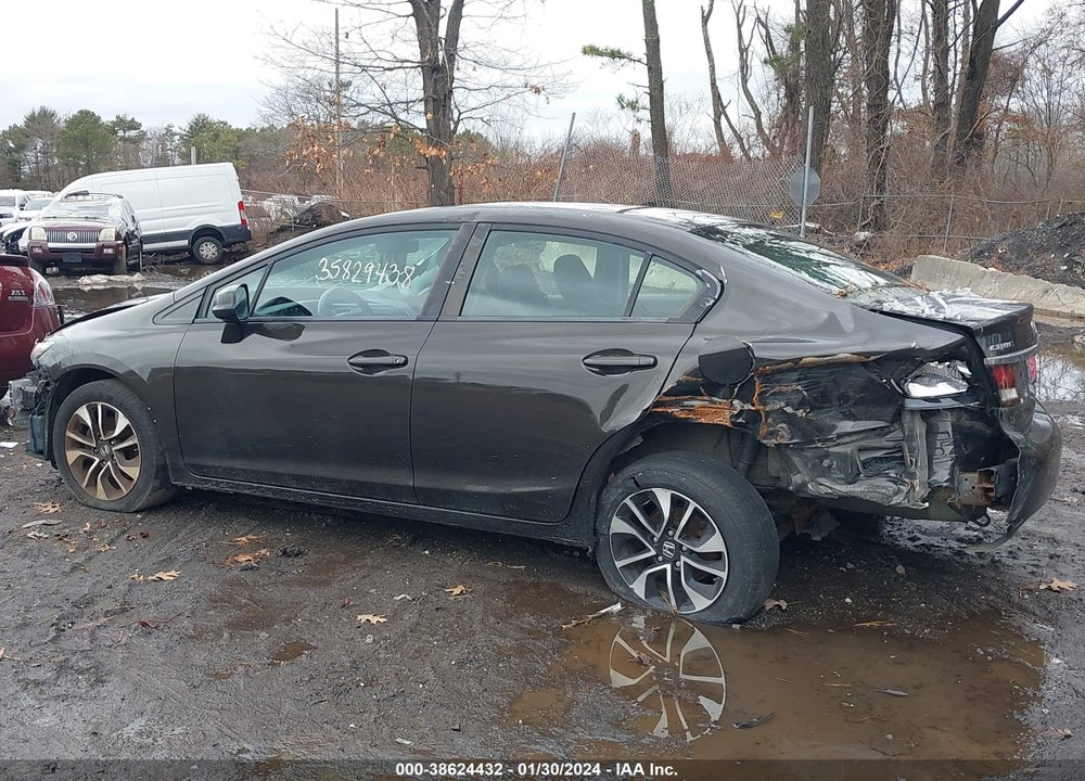 2013 HONDA CIVIC EX-L VIN: 19XFB2F98DE245616