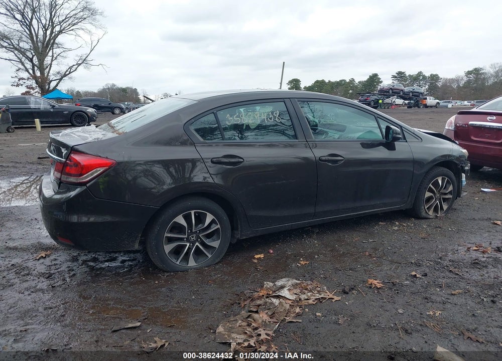2013 HONDA CIVIC EX-L VIN: 19XFB2F98DE245616