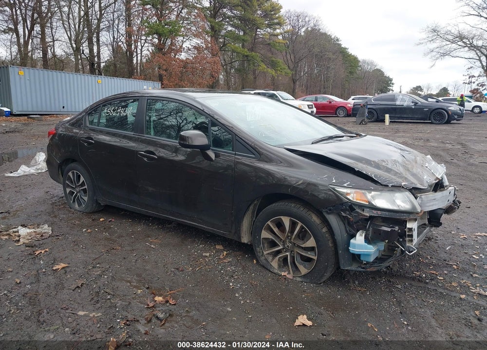 2013 HONDA CIVIC EX-L VIN: 19XFB2F98DE245616