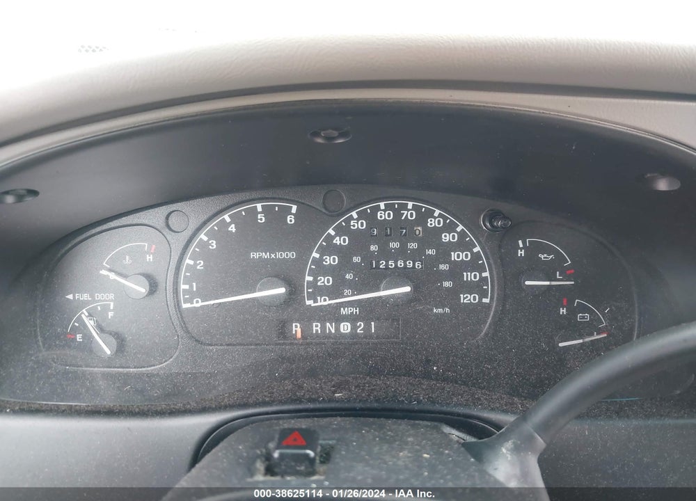 2000 FORD EXPLORER VIN: 1FMZU63E7YZB28356
