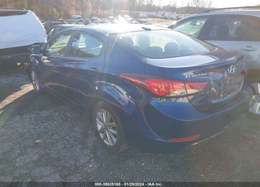2016 HYUNDAI ELANTRA SE VIN: 5NPDH4AEXGH729163
