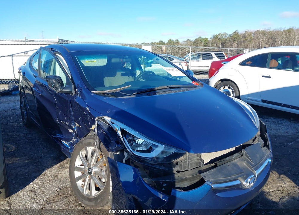 2016 HYUNDAI ELANTRA SE VIN: 5NPDH4AEXGH729163
