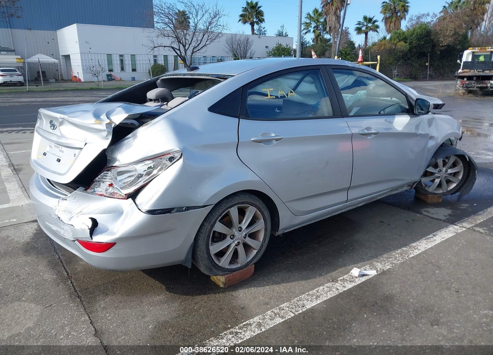 2013 HYUNDAI ACCENT GLS VIN: KMHCU4AE7DU301765