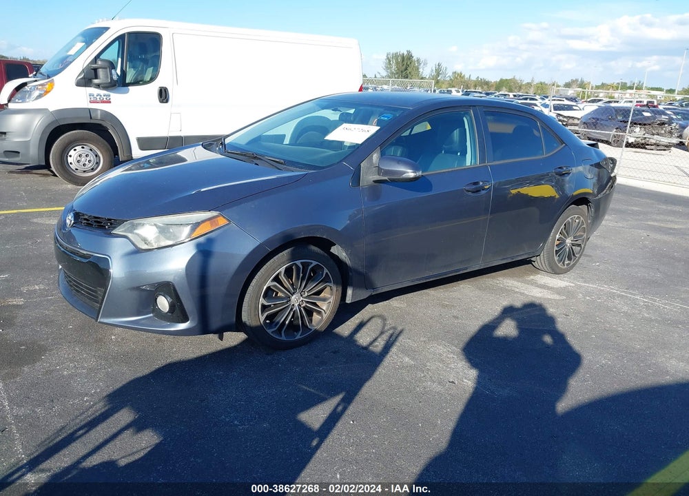 2015 TOYOTA COROLLA S PLUS VIN: 2T1BURHE1FC469338