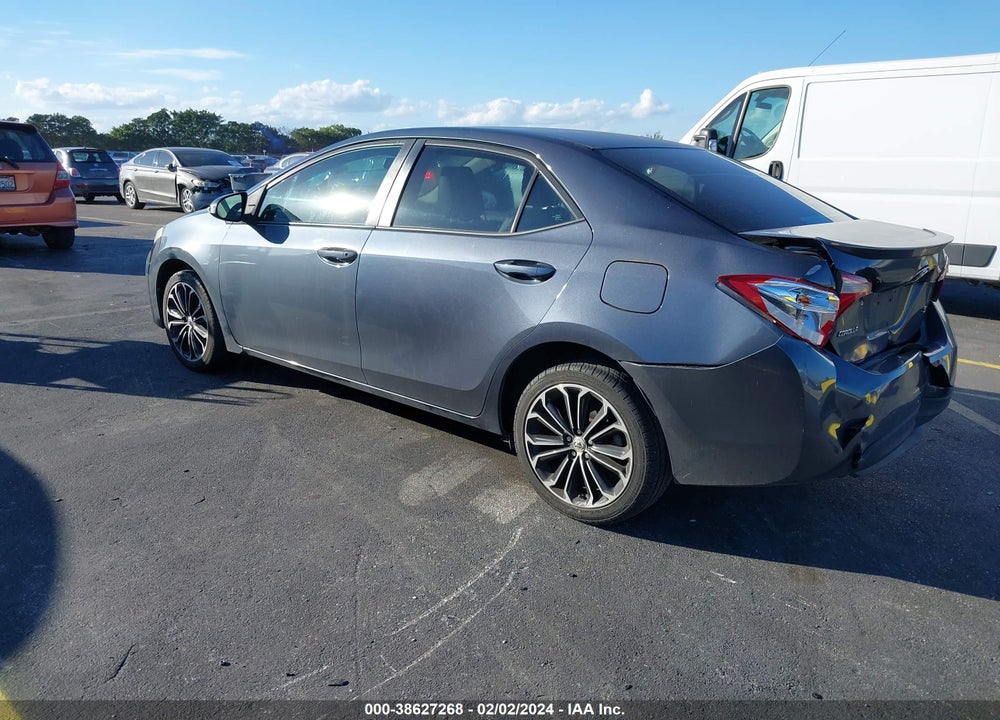 2015 TOYOTA COROLLA S PLUS VIN: 2T1BURHE1FC469338
