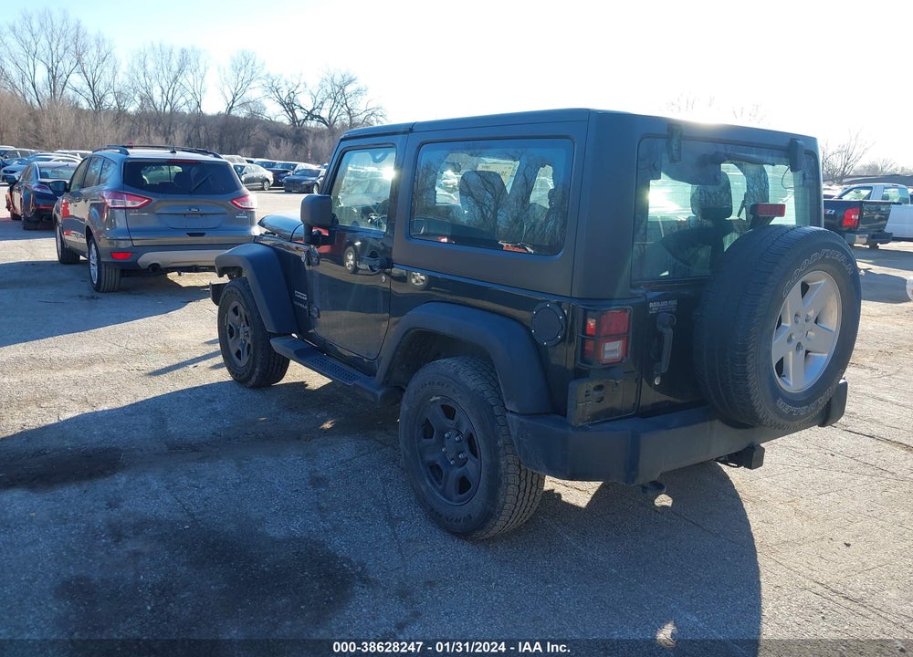 2012 JEEP WRANGLER SPORT VIN: 1C4AJWAG8CL286263