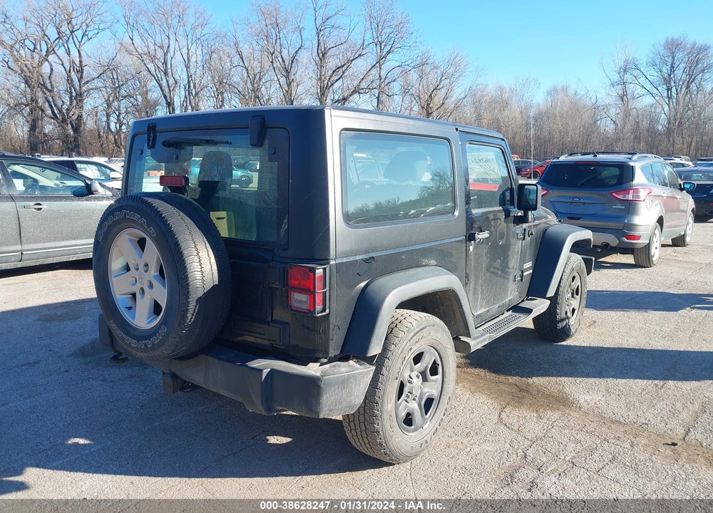 2012 JEEP WRANGLER SPORT VIN: 1C4AJWAG8CL286263