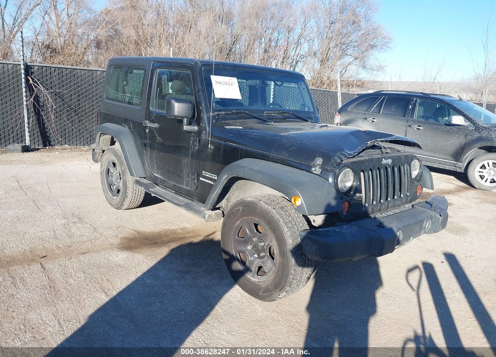 2012 JEEP WRANGLER SPORT VIN: 1C4AJWAG8CL286263