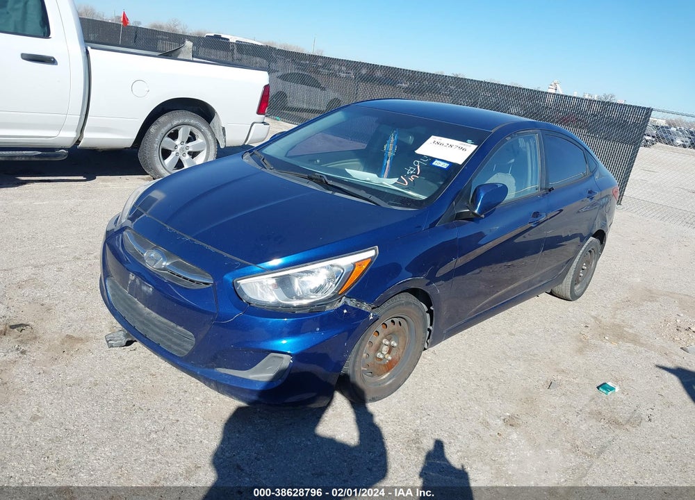 2016 HYUNDAI ACCENT SE VIN: KMHCT4AE7GU946617