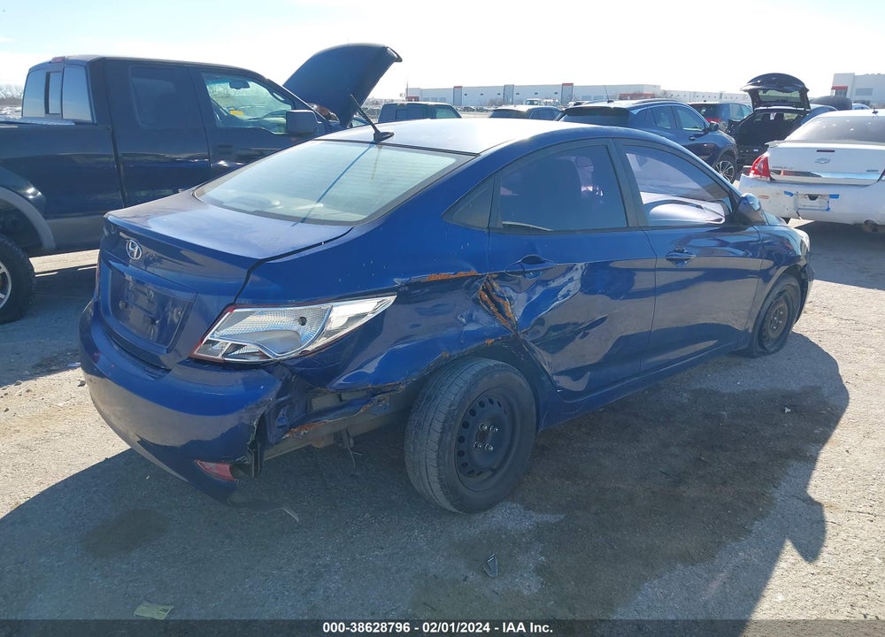 2016 HYUNDAI ACCENT SE VIN: KMHCT4AE7GU946617