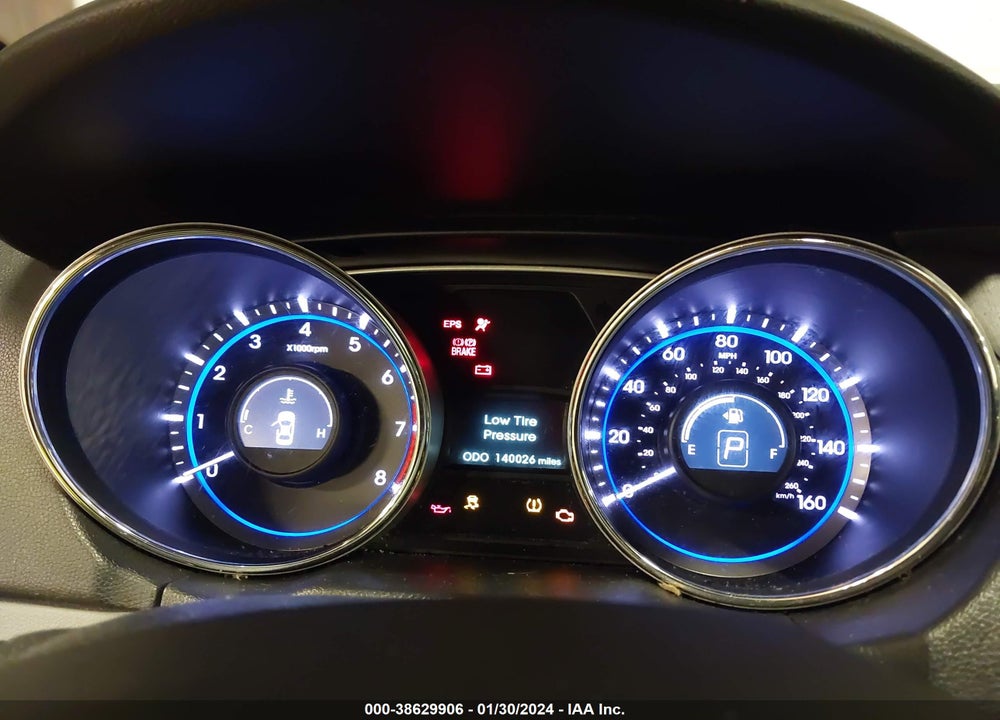 2013 HYUNDAI SONATA GLS VIN: 5NPEB4AC0DH611736