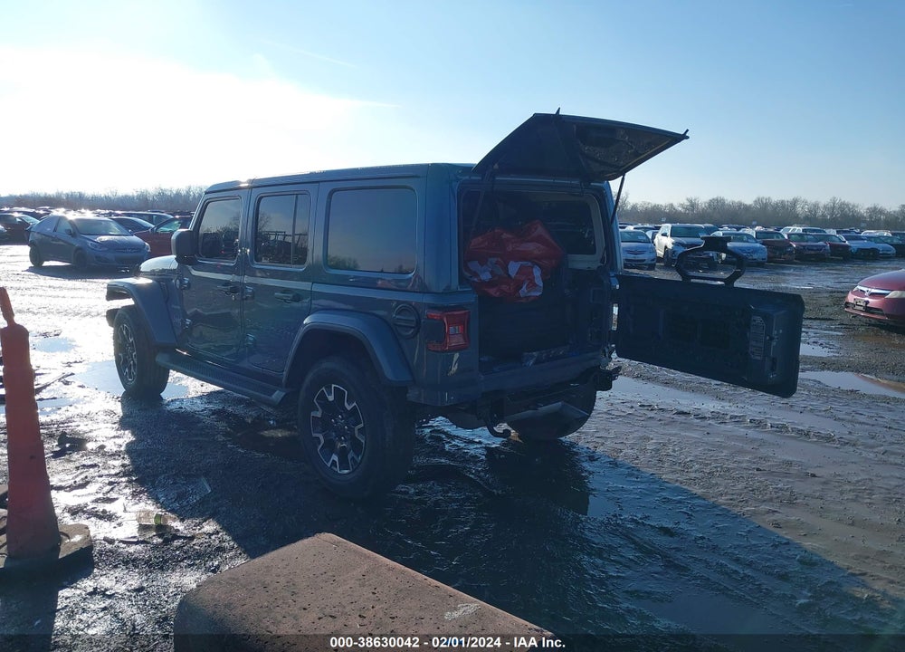 2024 JEEP WRANGLER 4-DOOR SAHARA 4X4 VIN: 1C4PJXENXRW173429