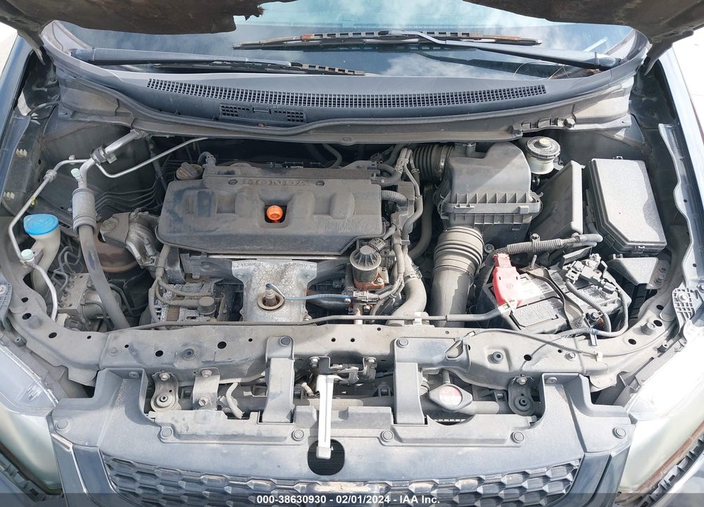 2012 HONDA CIVIC EX VIN: 2HGFG3B82CH539862