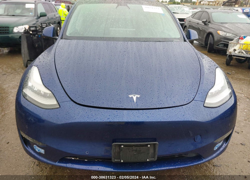 2020 TESLA MODEL Y LONG RANGE DUAL MOTOR ALL-WHEEL DRIVE VIN: 5YJYGDEE0LF031748
